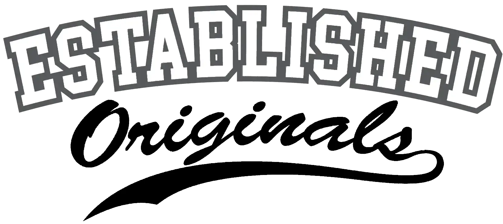 Established Originals Logo (Black Text)